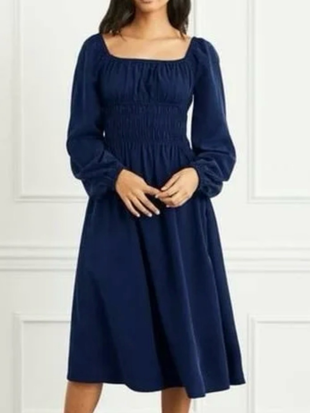 NWT Hill House Home 'The Jasmine' Nap Dress in navy blue